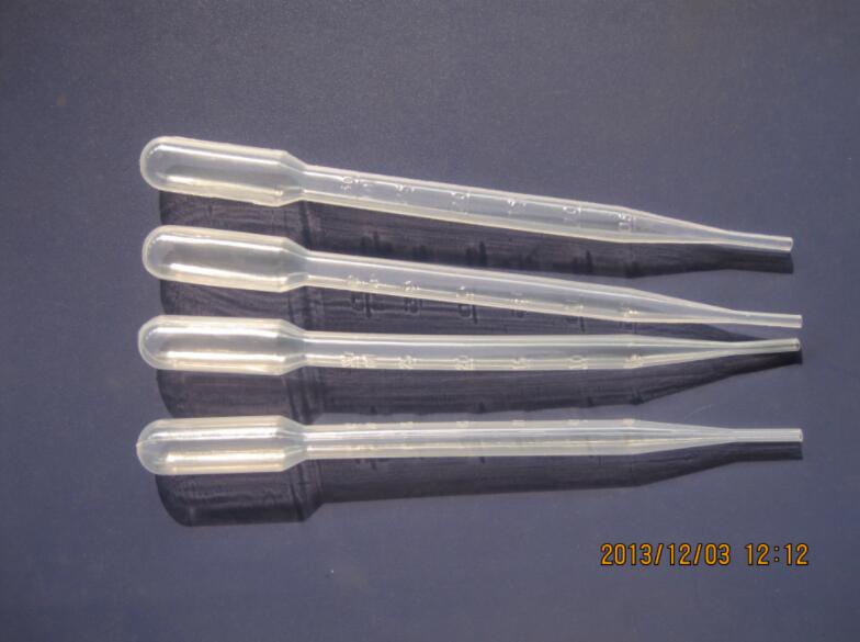 Pipetas desechables de transferencia de plástico, Pasteur Pipet