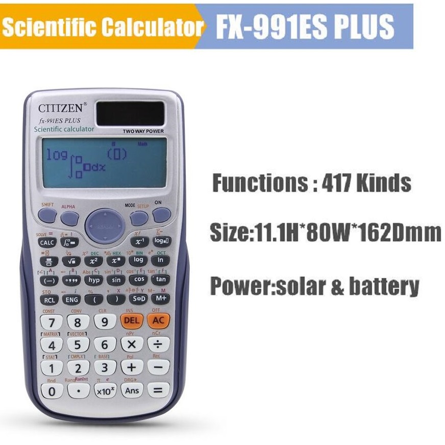 Scientific Calculator Fx991es Plus