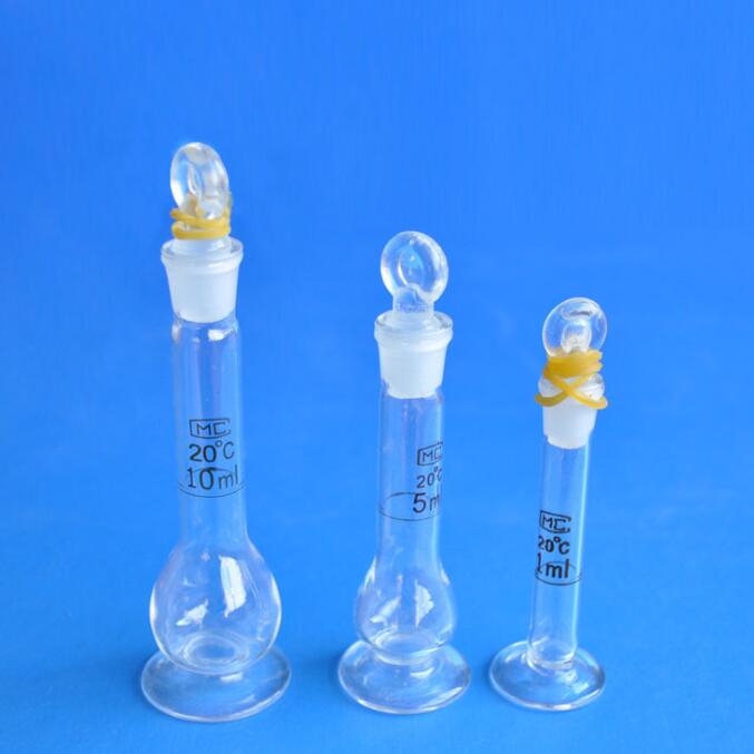 Clear Volumetric Flask With Glass Stopper