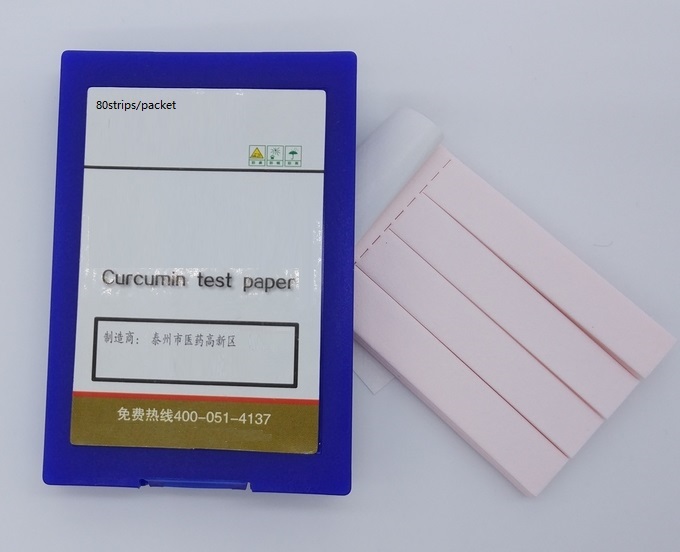 Curcumin test paper