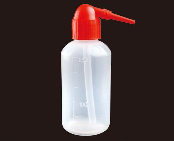 Lab Wash Bottle, Red Cap