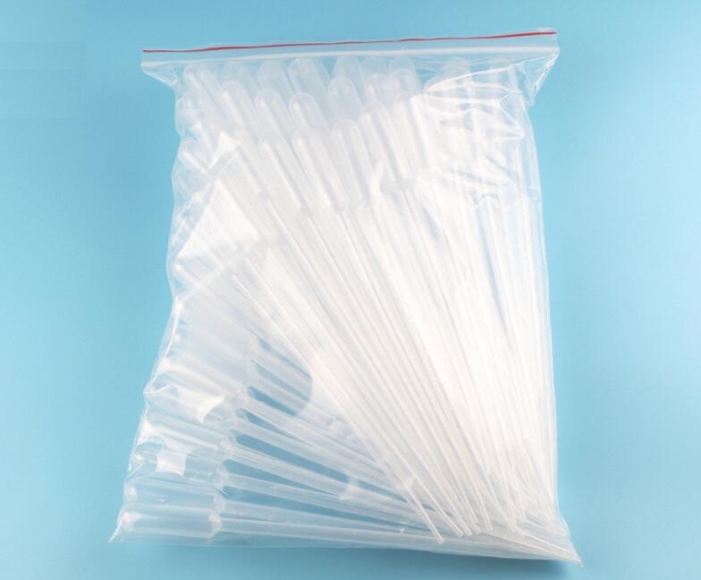 Pipetas de transferencia de plástico envueltas individualmente esterilizadas