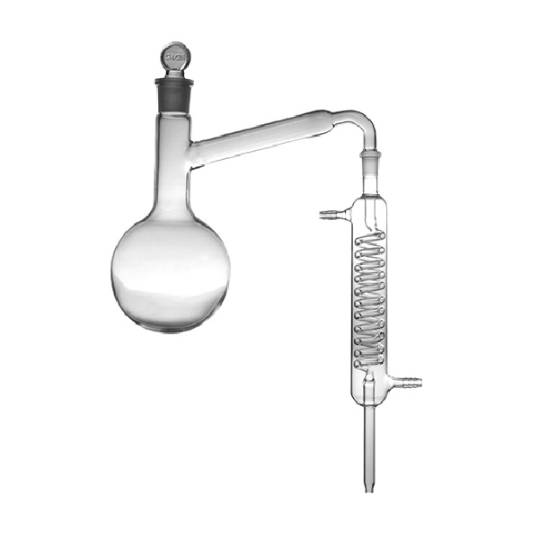 Glass distilling apparatus