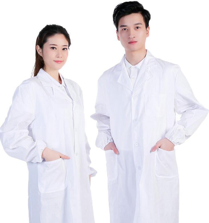 Unisex White Medical Lab Coats