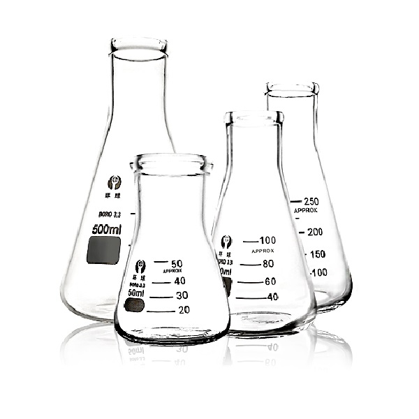 Erlenmeyer Flasks, Narrow Mouth, Boro 3.3